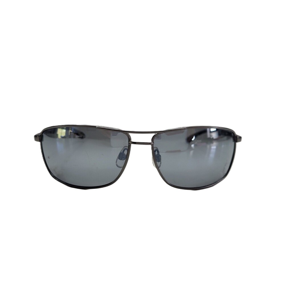 Foster Grant Oscar POL Polarized Sunglasses EG0312 Gunmetal Gray Rectangle
